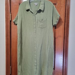 Light Green Falls Creek Flowy Dress Size XL